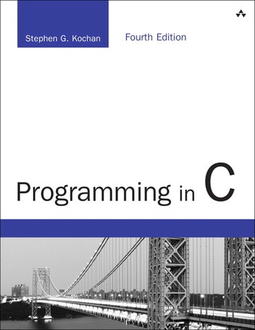 Programming in C, 4th edition