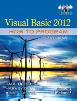 Visual Basic 2012 How to Program, 6th edition