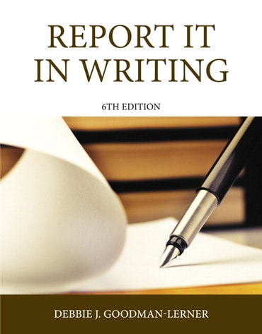Report It in Writing, 6th edition