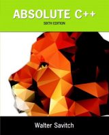 Absolute C++, 6th edition