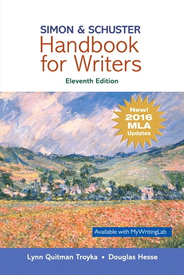 Simon & Schuster Handbook for Writers, MLA Update Edition, 11th edition