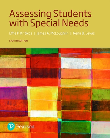 Assessing Students with Special Needs, 8th edition