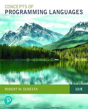 Concepts of Programming Languages, 12th edition