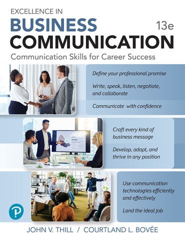 Excellence in Business Communication, 13th edition