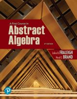 First Course in Abstract Algebra, A, 8th edition