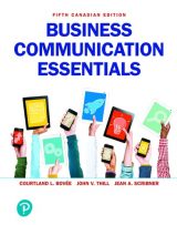 Business Communication Essentials, Canadian Edition, 5th edition
