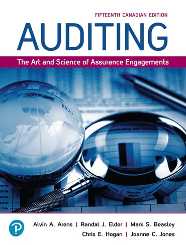 Auditing: The Art and Science of Assurance Engagements, Canadian Edition, 15th edition