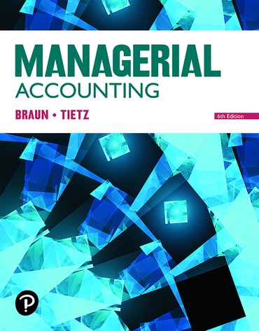 Managerial Accounting, 6th edition