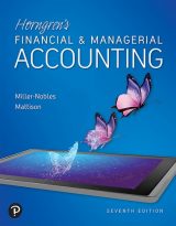 Horngren's Financial & Managerial Accounting, 7th edition