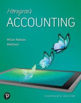 Horngren's Accounting, 13th edition