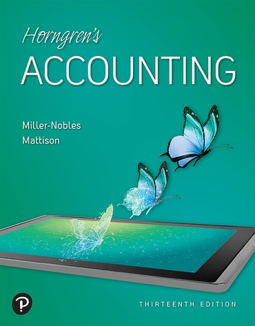 Horngren's Accounting, 13th edition