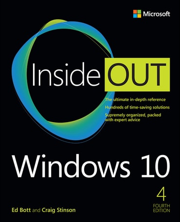 Windows 10 Inside Out, 4th edition