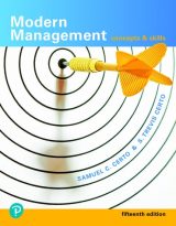 Modern Management: Concepts and Skills, 15th edition