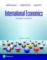 International Economics: Theory and Policy, 11th edition