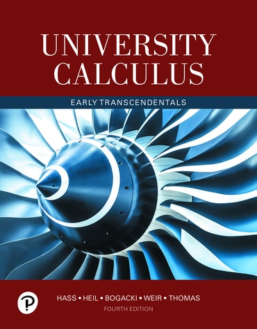 University Calculus: Early Transcendentals, 4th edition