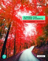 Algebra for College Students, 9th edition