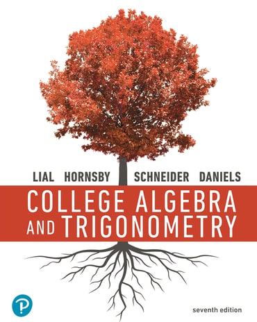 College Algebra and Trigonometry, 7th edition