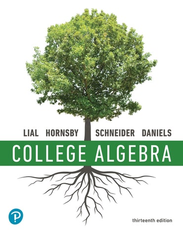 College Algebra, 13th edition
