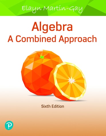 Algebra: A Combined Approach, 6th edition