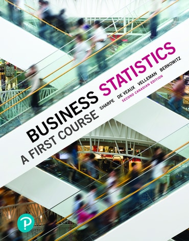 Business Statistics: A First Course, Canadian Edition, 2nd edition