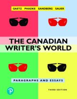 Canadian Writer's World, The: Paragraphs and Essays, 3rd edition