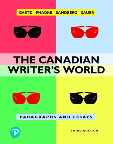 Canadian Writer's World, The: Paragraphs and Essays, 3rd edition