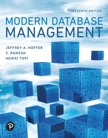 Modern Database Management, 13th edition