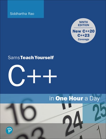 Sams Teach Yourself C++ in One Hour a Day, 9th edition