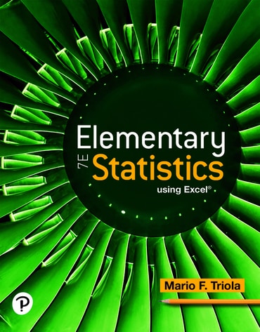 Elementary Statistics Using Excel, 7th edition