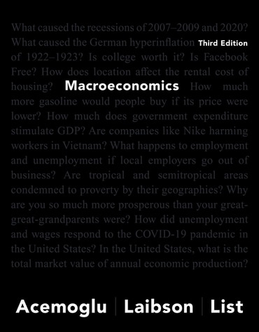 Macroeconomics, 3rd edition