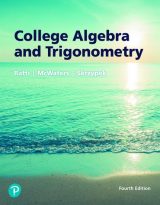 College Algebra and Trigonometry, 4th edition