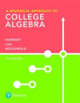 Graphical Approach to College Algebra, A, 7th edition