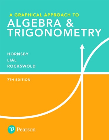 Graphical Approach to Algebra & Trigonometry, A, 7th edition