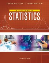 First Course in Statistics, A, 12th edition