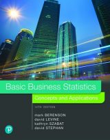 Basic Business Statistics: Concepts and Applications, 14th edition