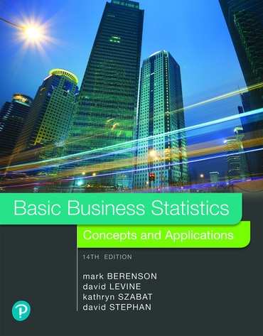 Basic Business Statistics: Concepts and Applications, 14th edition