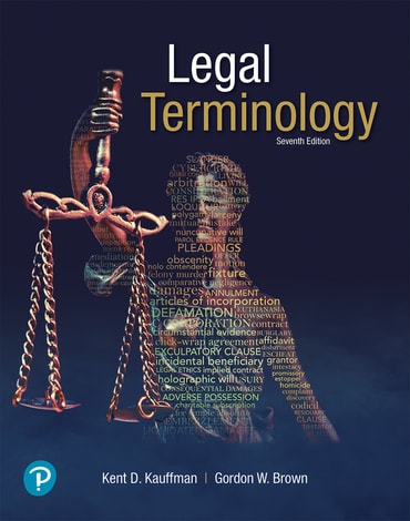 Legal Terminology, 7th edition