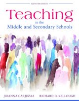 Teaching in the Middle and Secondary Schools, 11th edition