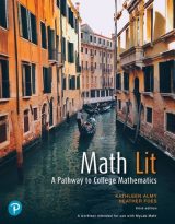 Math Lit: A Pathway to College Mathematics, 3rd edition