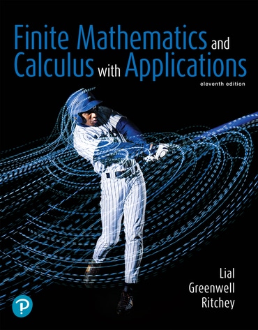 Finite Mathematics and Calculus with Applications, 11th edition