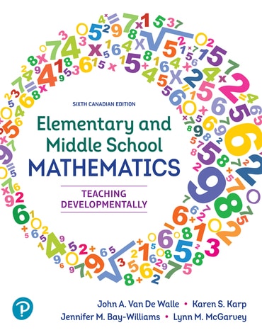 Elementary and Middle School Mathematics, Canadian Edition, 6th edition