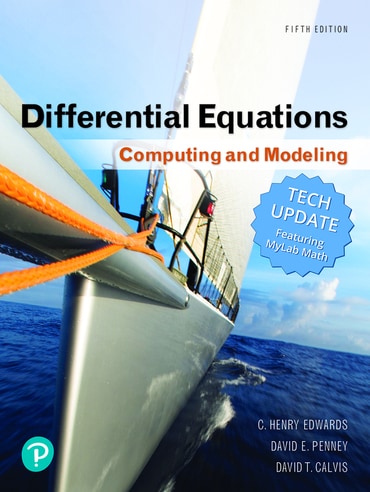 Differential Equations: Computing and Modeling, Tech Update, 5th edition