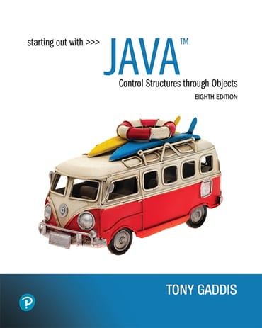 PDF version for Starting Out With Java: Control Structures through Objects