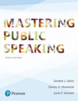 Mastering Public Speaking, 10th edition