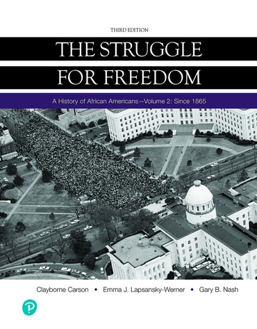 Struggle for Freedom, The: A History of African Americans Since 1865, Volume 2, 3rd edition