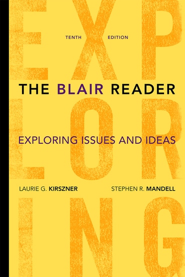 Blair Reader, The: Exploring Issues and Ideas, 10th edition