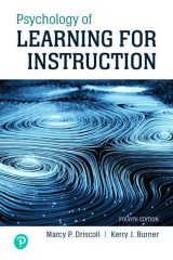 Psychology of Learning For Instruction, 4th edition