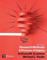 Research Methods: A Process of Inquiry, 9th edition