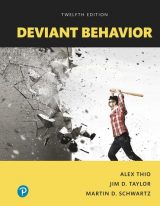 Deviant Behavior, 12th edition