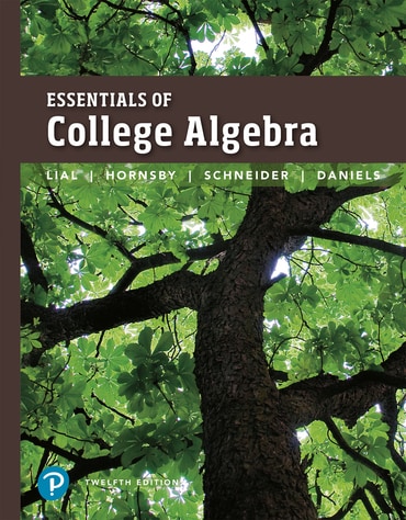 Essentials of College Algebra, 12th edition